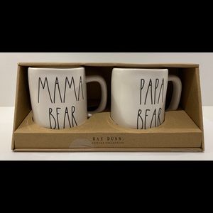 Rae Dunn Mama Bear Papa Bear Mug Gift Set